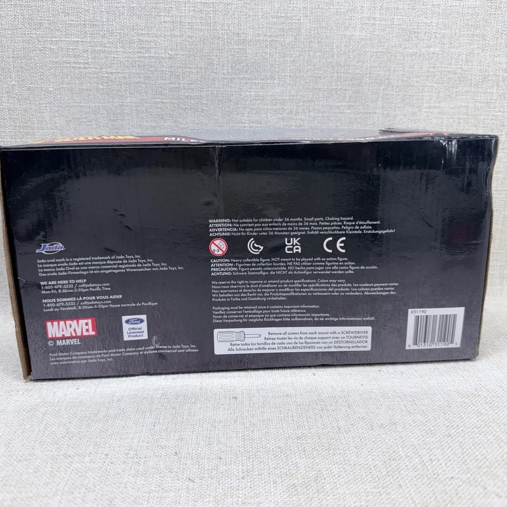 Jada Marvel Spider-Man Miles Morales 2017 Ford GT 1:24 Die-Cast Car and Figure